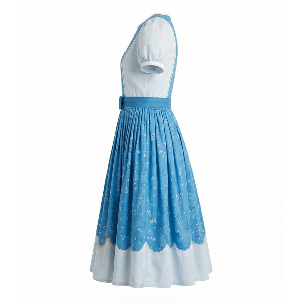 Kinder Mädchen Stranger Things Kleid Halloween-Karnevalsparty-Kostüm Holly Wheeler