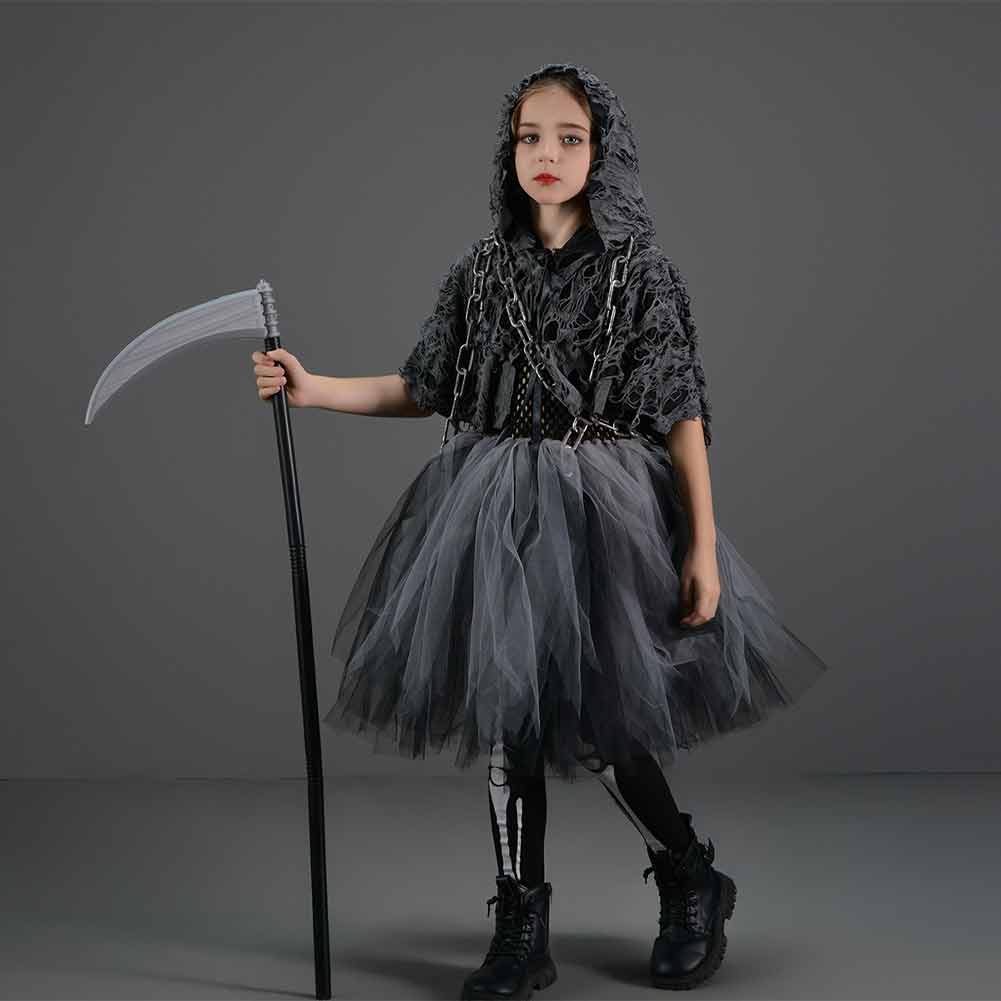 Kinder Mädchen tutu Kleid Halloween Erntemaschine Cosplay Kostüm Kostüme Halloween Karneval Anzug
