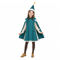 Kinder Mädchen Witch Hat Atelier Coco Cosplay-Kostüm mit spitzem Hut – Halloween- und Karnevals-Party-Outfit