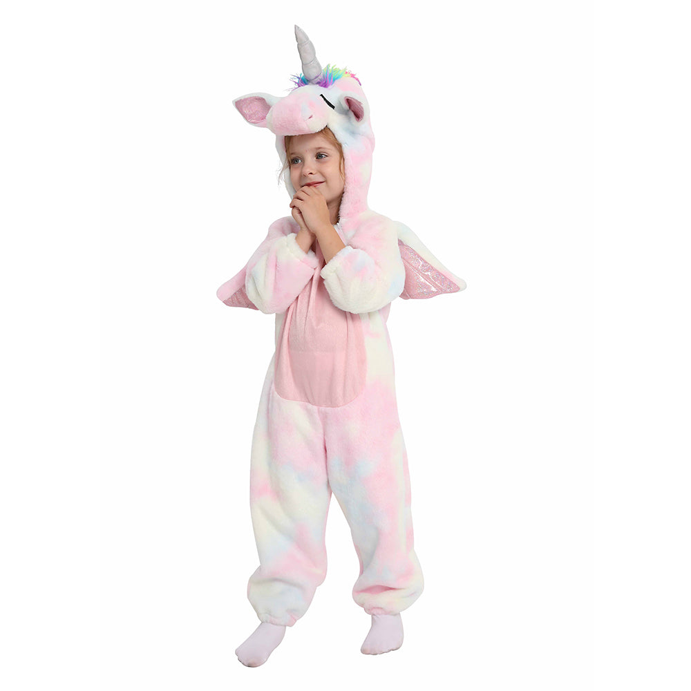 Kinder rosa Jumpsuit Cosplay-Kostüm für Halloween, Karneval und Partys