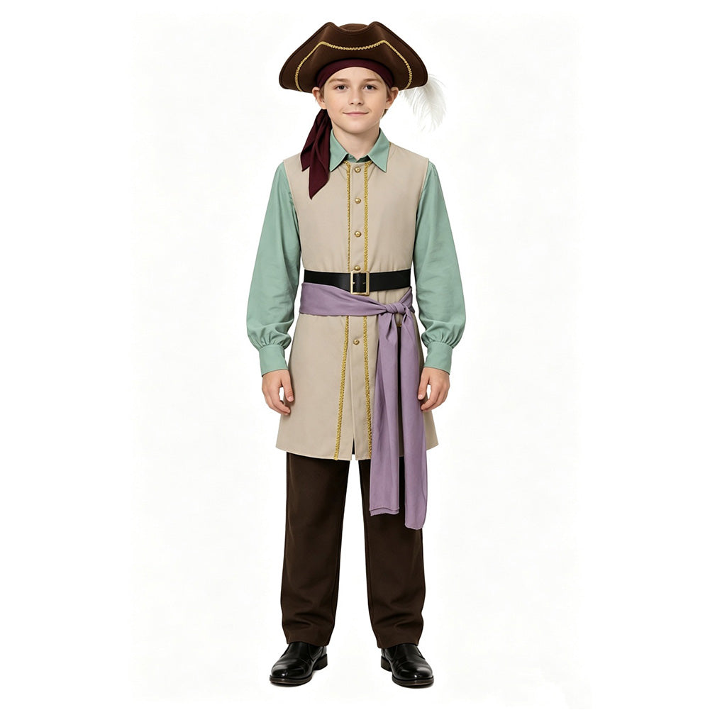 Kinder The Backrooms Captain Clark Cosplay-Kostüm für Halloween und Karnevalspartys