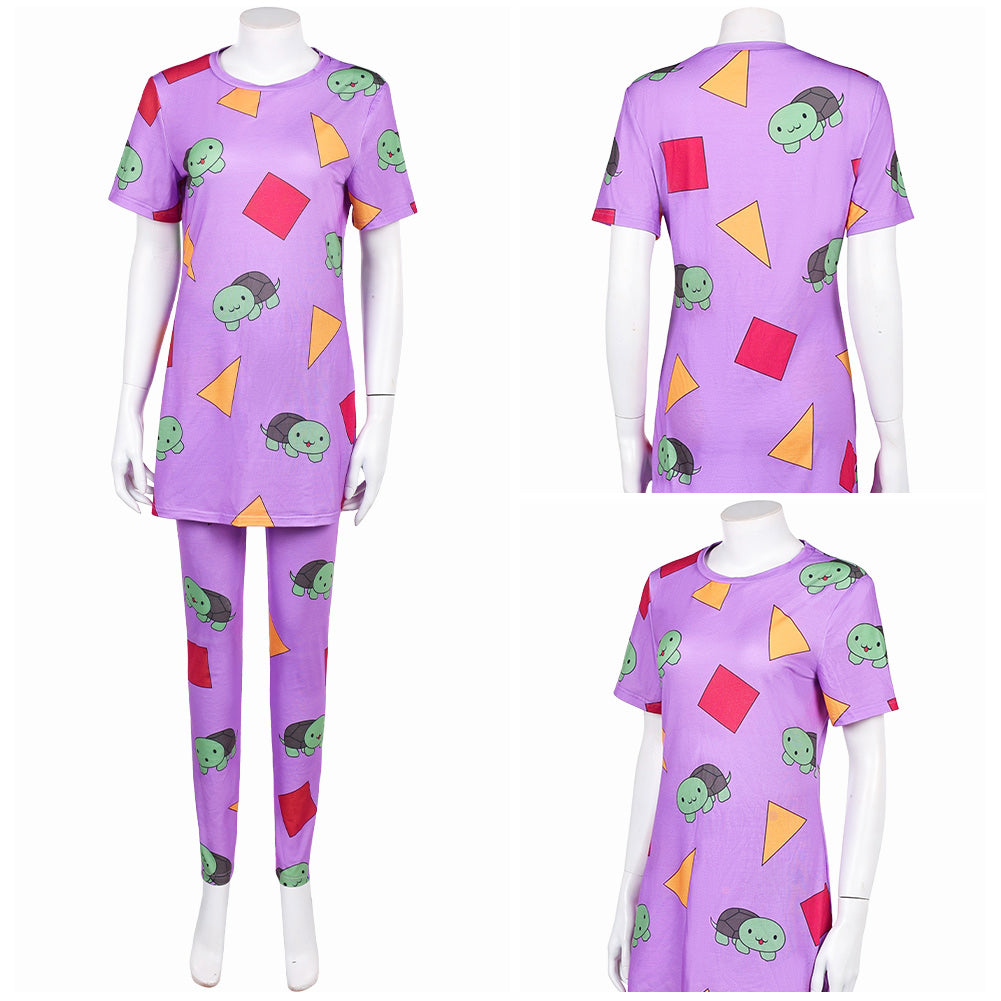 Kpop Demon Hunters Cosplay Kostüm Halloween Karneval Party Anzug Zoey Schlafanzug