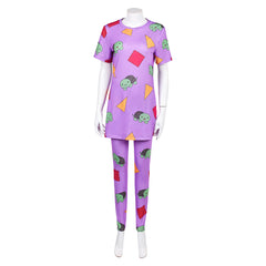 Kpop Demon Hunters Cosplay Kostüm Halloween Karneval Party Anzug Zoey Schlafanzug