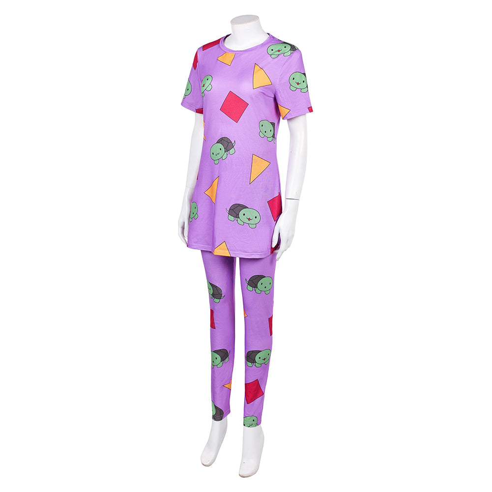 Kpop Demon Hunters Cosplay Kostüm Halloween Karneval Party Anzug Zoey Schlafanzug