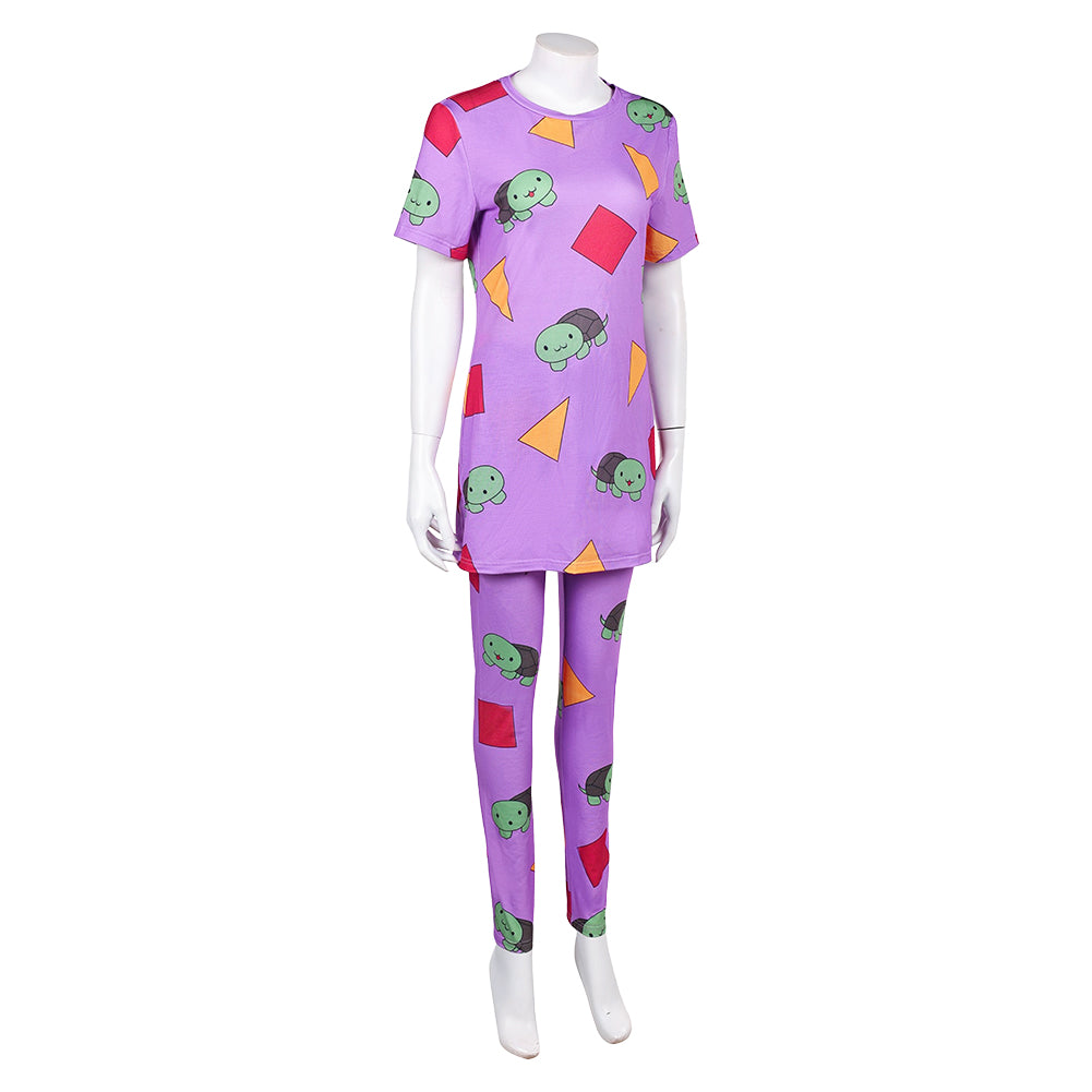 Kpop Demon Hunters Cosplay Kostüm Halloween Karneval Party Anzug Zoey Schlafanzug