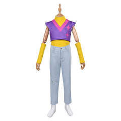 Kpop Demon Hunters Cosplay Kostüm Saja Boys Mystery Saja lila Outfits Cosplay