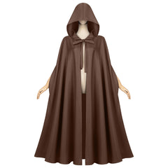 Mittelalterlicher Mantel Kapuzenmantel Mönchsrobe Zauberer Cosplay Kostüm Outfits Halloween Karneval Anzug