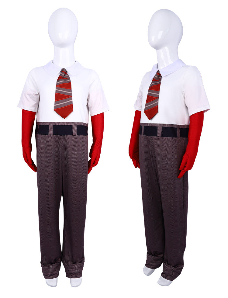 Alles Steht Kopf 2 Inside Out -Anger Cosplay Kostüm Outfits Halloween Karneval Anzug