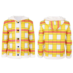 One Piece Herren Luffy gelb Top Cosplay Kostüm für Halloween und Karnevalspartys