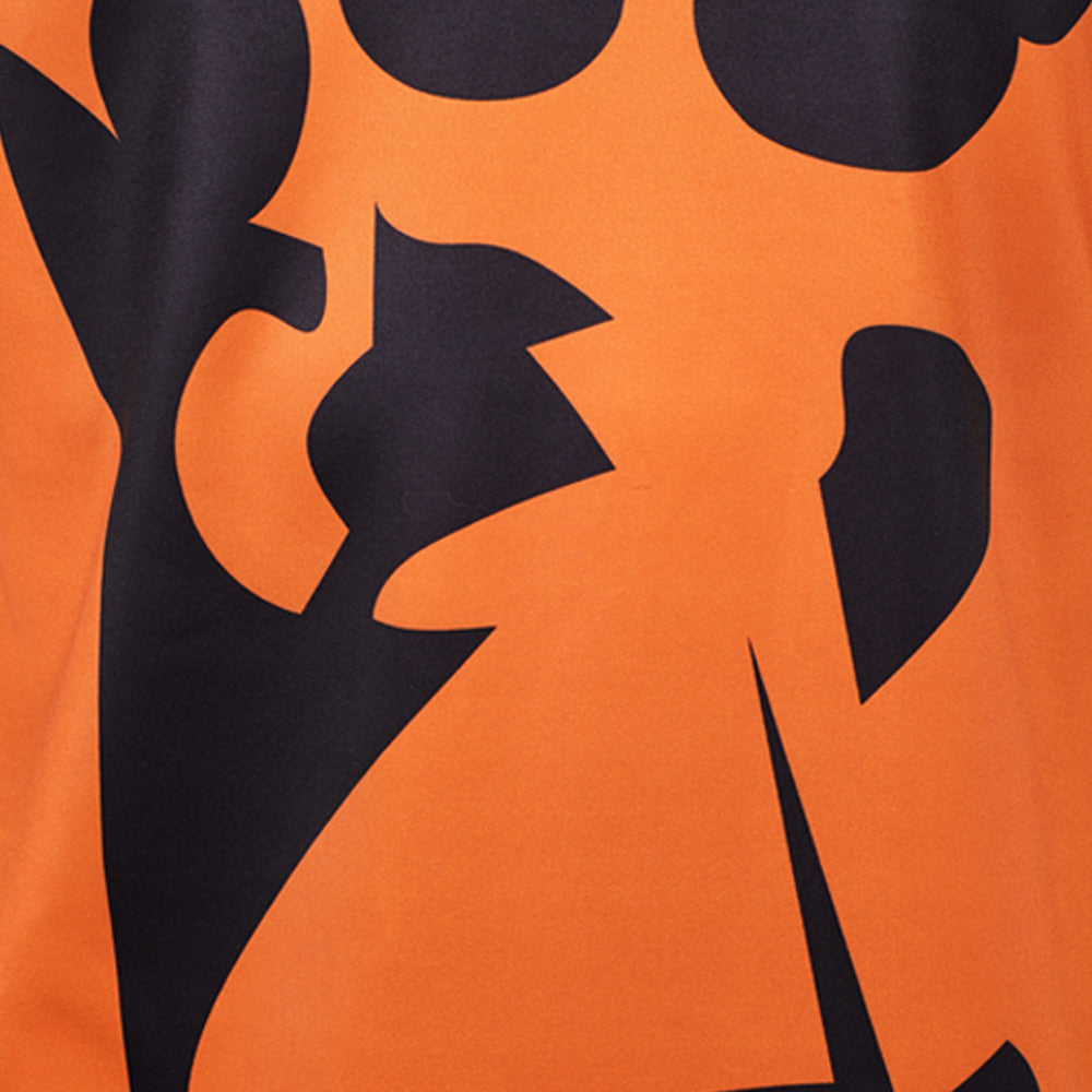 One Piece Herren Sanji orange Top Cosplay-Kostüm für Halloween Karneval Partys