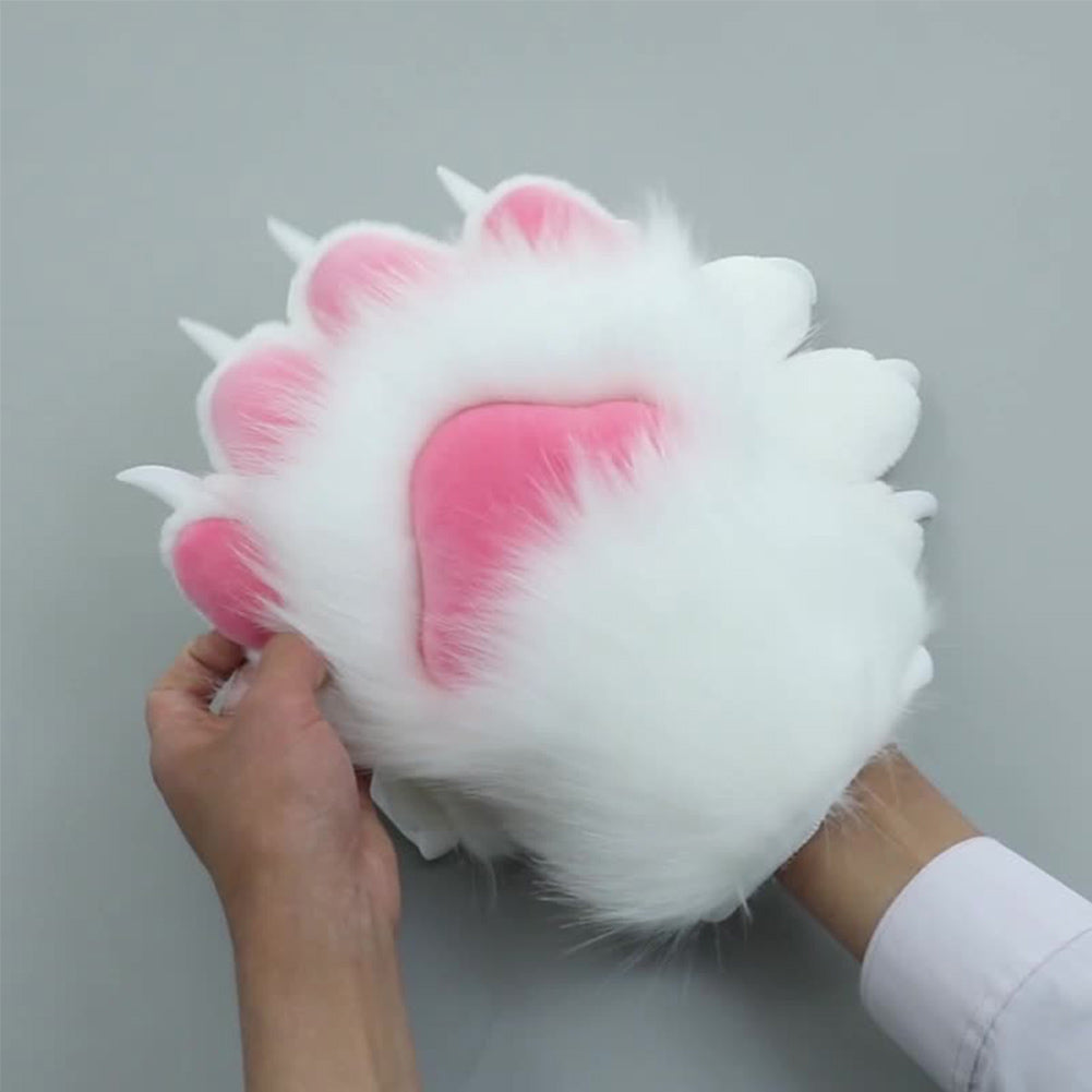 Plüsch Nagelbestie Klauenhandschuhe Halloween Karneval Kostüm Zubehör