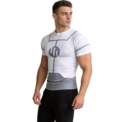 Herren Invincible Top Shirt Conquest Cosplay-Kostüm für Halloween und Karnevalspartys