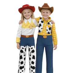 Toy S Kinder Mädchen Jessie Woody Cosplay-Kostüm für Halloween, Karneval und Partys