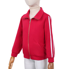 Stranger Things Kinder Mächen Holly Wheeler rot Jacke Cosplay-Kostüm Halloween Karneval und Partys