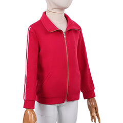Stranger Things Kinder Mächen Holly Wheeler rot Jacke Cosplay-Kostüm Halloween Karneval und Partys