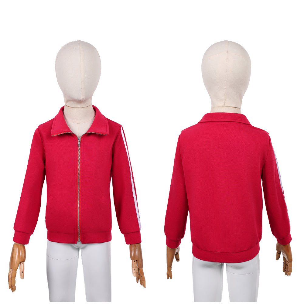 Stranger Things Kinder Mächen Holly Wheeler rot Jacke Cosplay-Kostüm Halloween Karneval und Partys