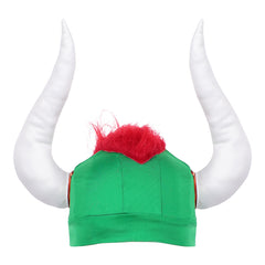Super Mario Erwachsene Cosplay Bowser grün Hut Halloween Karnevalskostüm Accessoires
