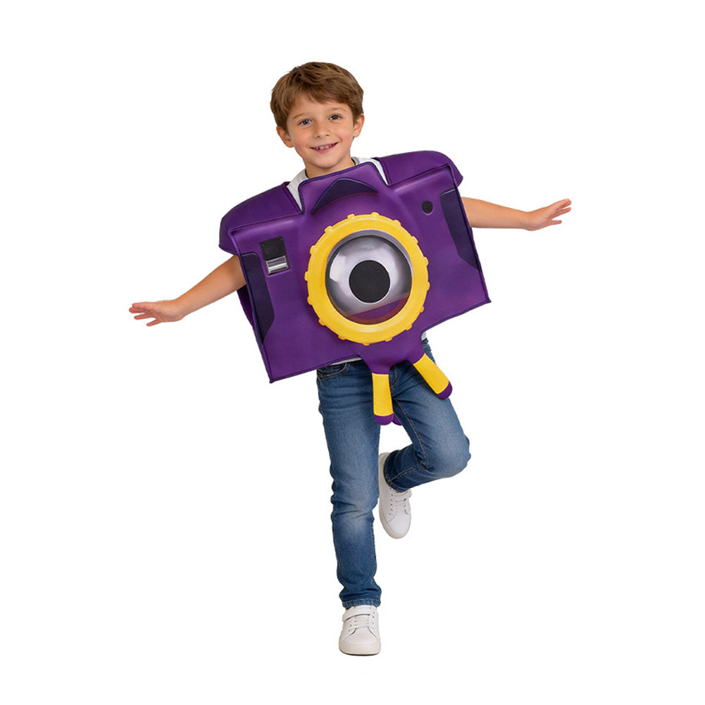 TS Kinder Cosplay-Kostüm, Halloween, Karneval, Party-Outfit, Kamera