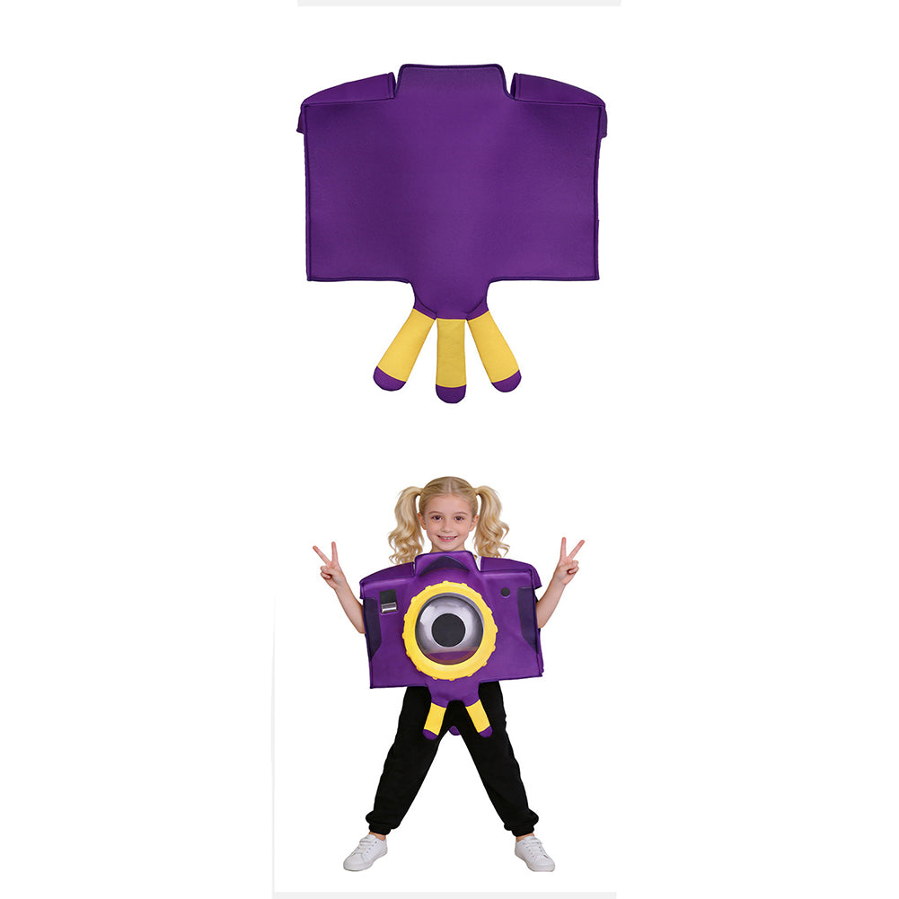 TS Kinder Cosplay-Kostüm, Halloween, Karneval, Party-Outfit, Kamera