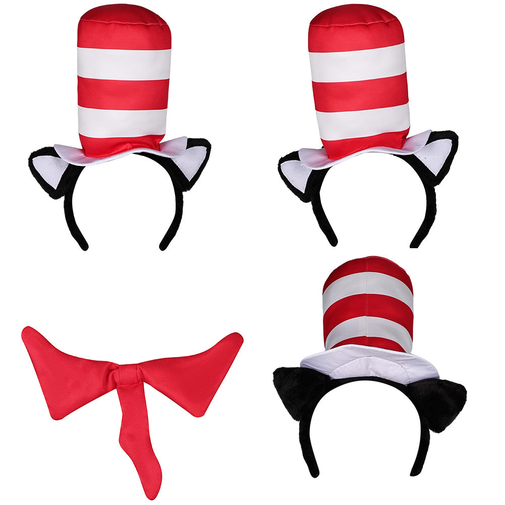 unisex Cosplay Hut Mütze Halloween Karneval Kostüm Zubehör Katze Die Katze im Hut