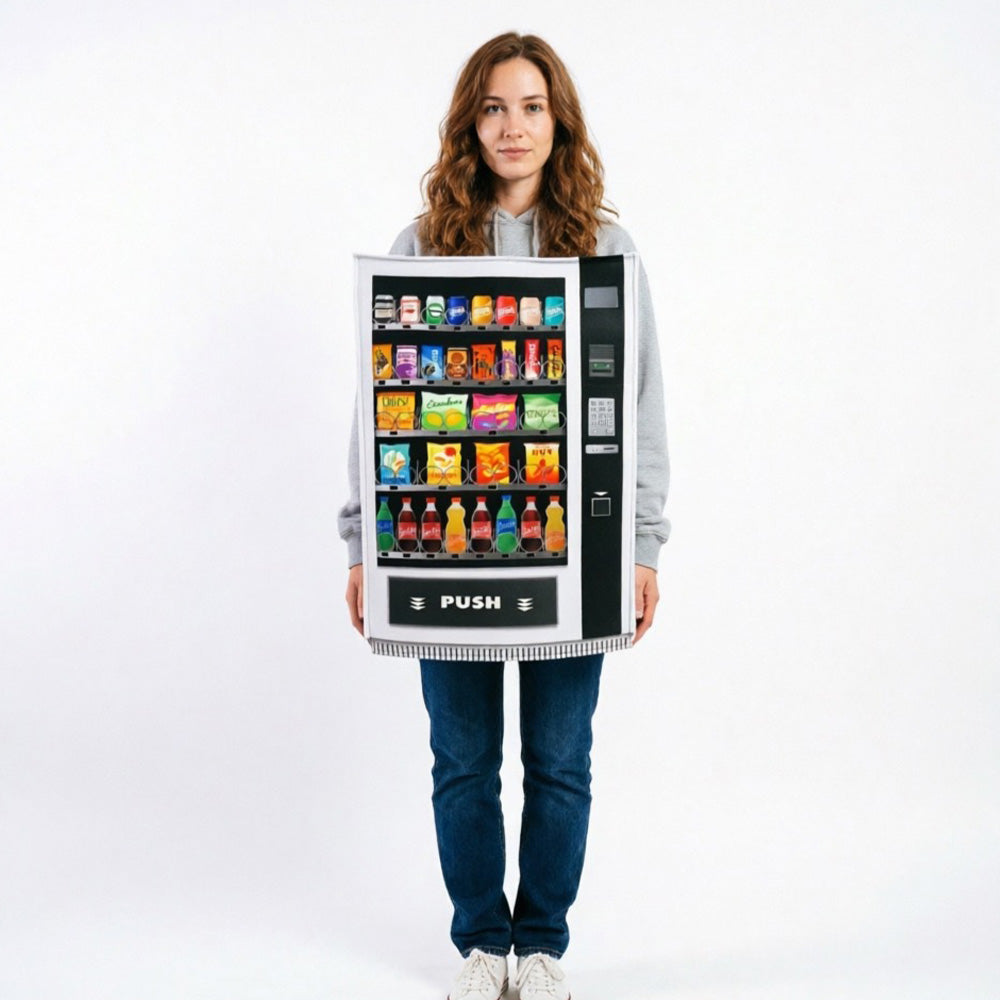 Unisex Erwachsene Cosplay-Kostüm, Halloween, Karneval, Party-Outfit, Supermarkt, Verkaufsautomat