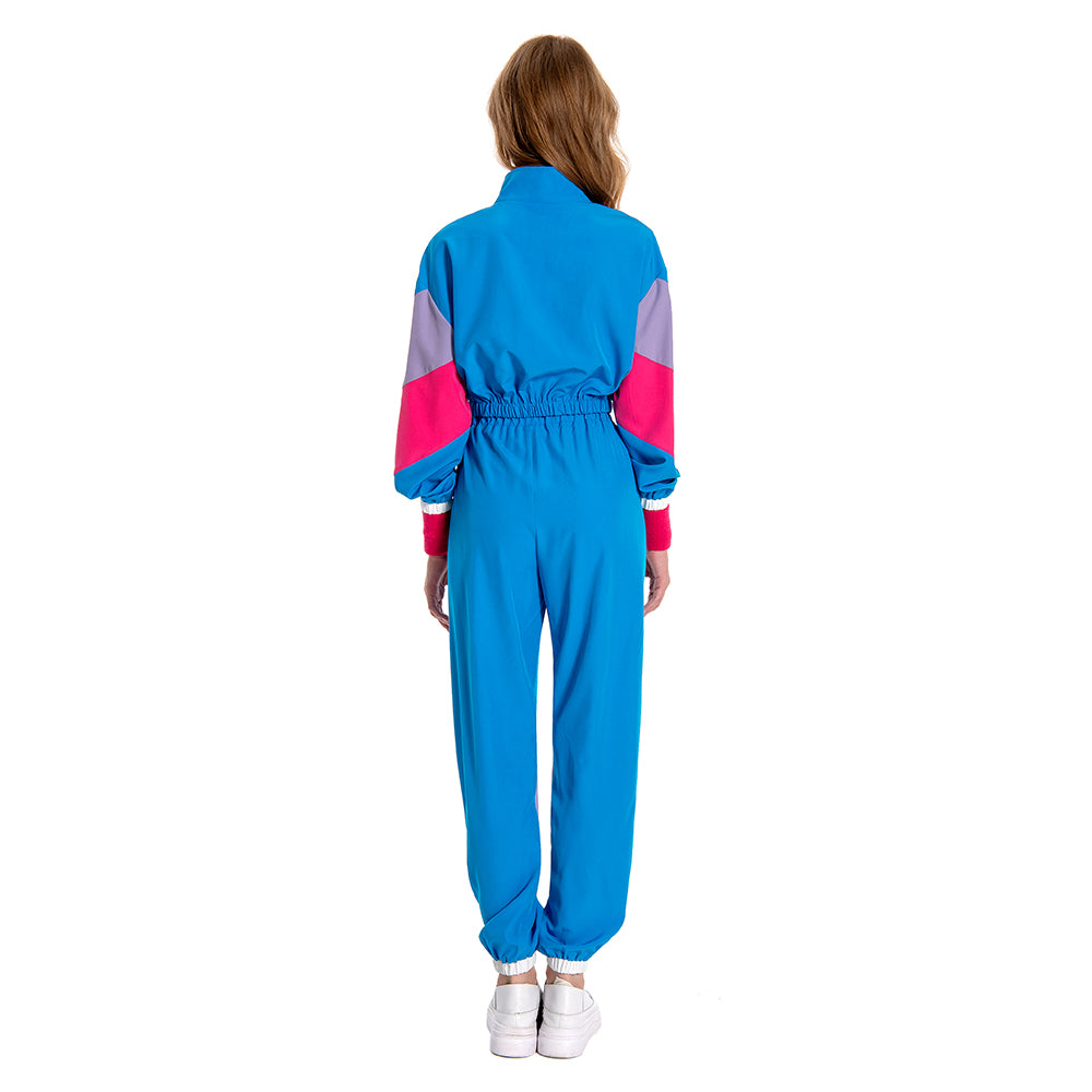unisex Halloween Cosplay Cosplay Kostüm Outfits Halloween Karneval Anzug 80er Jahre Workout Kostüm Kostüm Outfit Set für Erwachsene