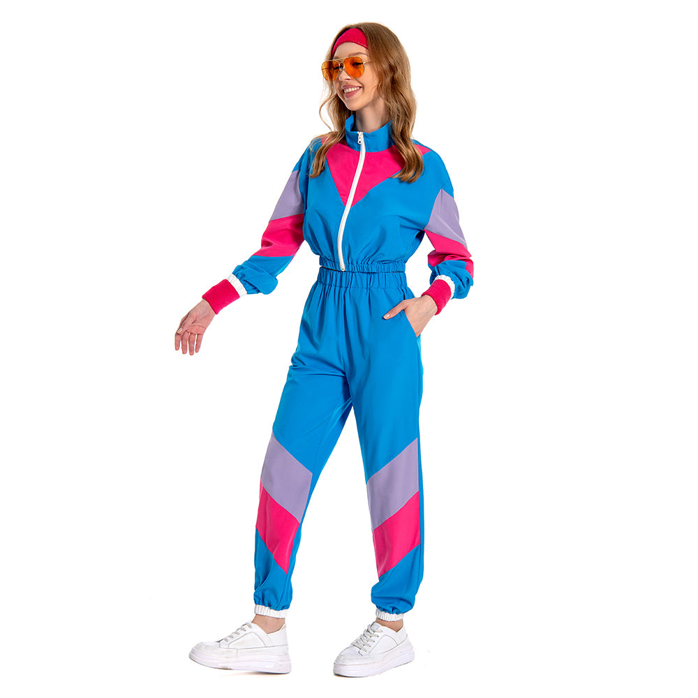 unisex Halloween Cosplay Cosplay Kostüm Outfits Halloween Karneval Anzug 80er Jahre Workout Kostüm Kostüm Outfit Set für Erwachsene