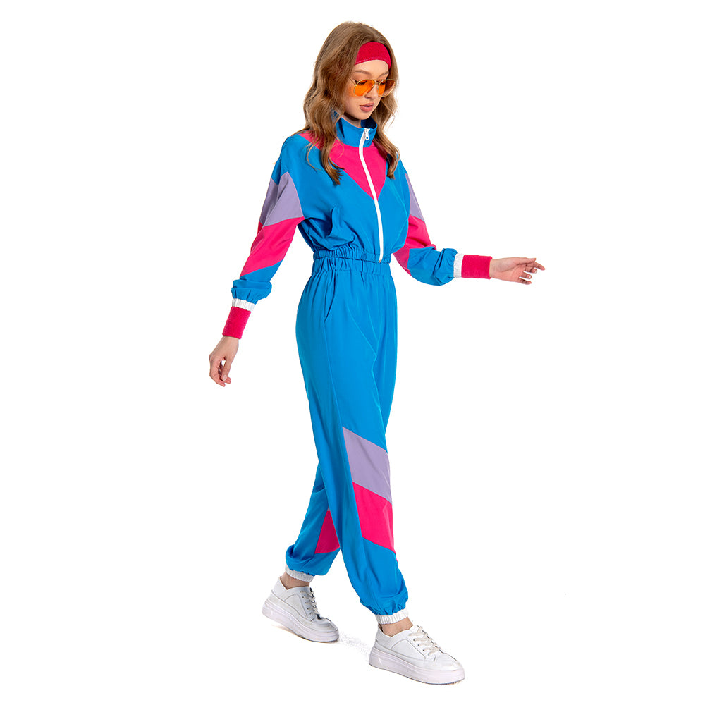 unisex Halloween Cosplay Cosplay Kostüm Outfits Halloween Karneval Anzug 80er Jahre Workout Kostüm Kostüm Outfit Set für Erwachsene
