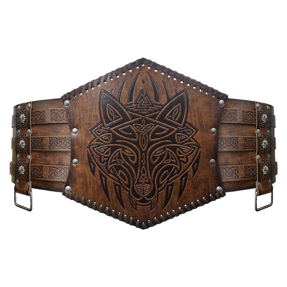 unisex Wikingergürtel Cosplay Gürtel Taillenband Halloween Karneval Kostüm Zubehör
