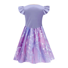 Wicked Kinder Mädchen Kleid Glinda Cosplay Kostüm Halloween Karneval Party Anzug