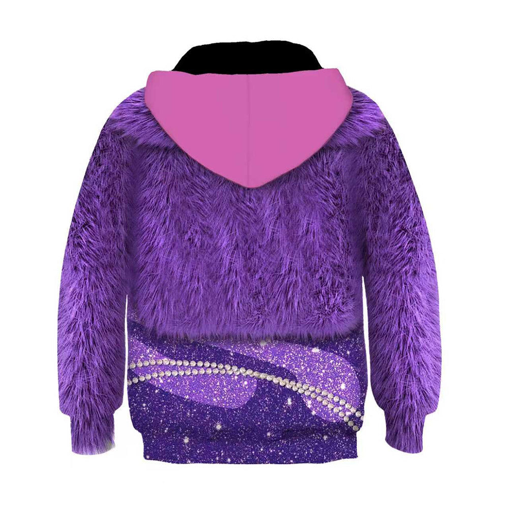 Zoomania Kinder Mädchen Cosplay-Hoodie 3D Druck Kapuzensweatshirt Pullover Gazelle