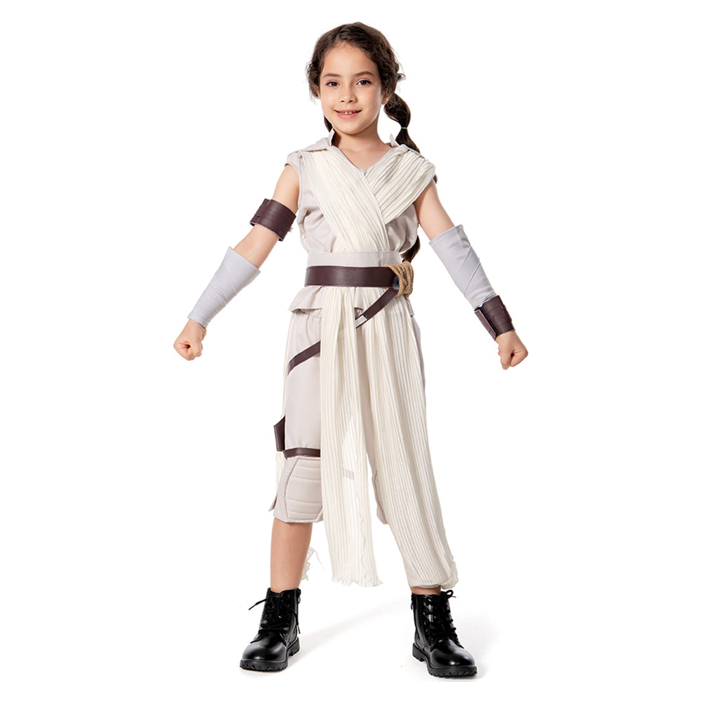 Kinder The Rise of Skywalker Teaser Der Aufstieg Skywalkers Rey Cosplay Kostüm Kinder Halloween Karneval Kostüm