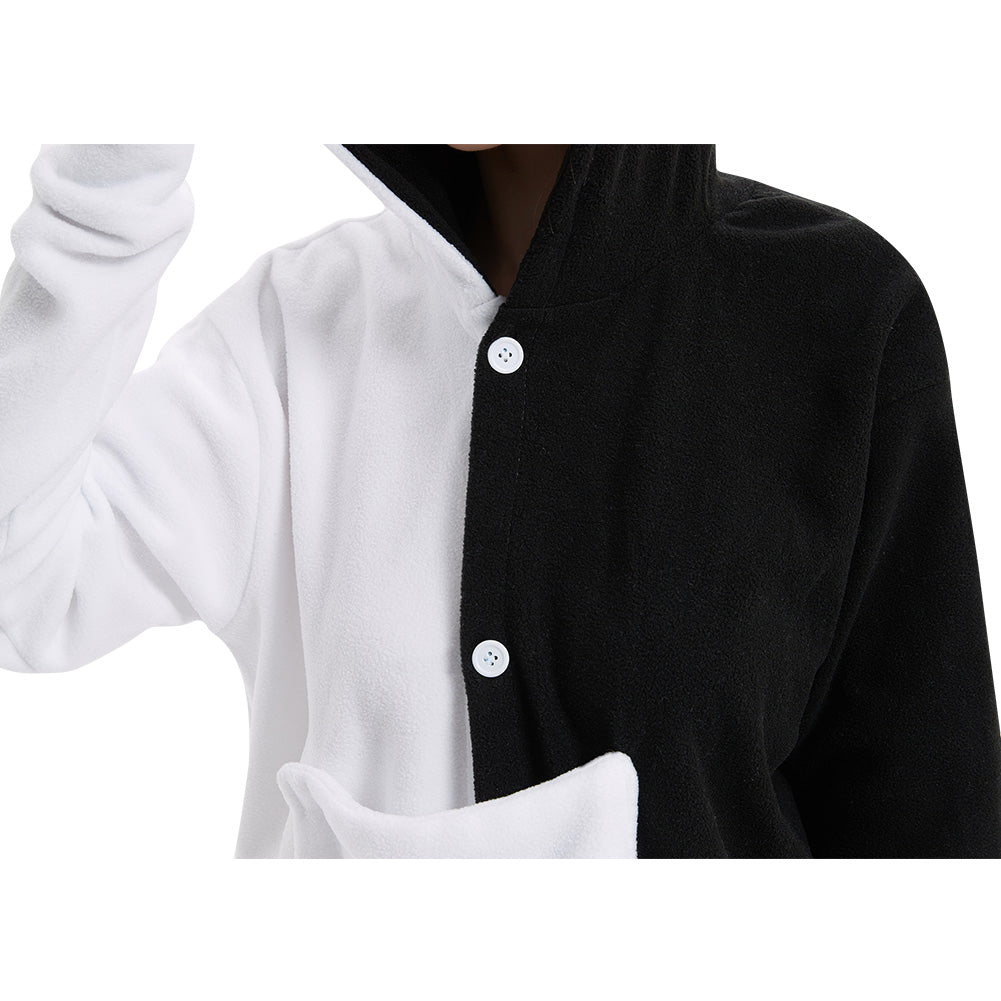 Danganronpa Monokuma Schlafenanzug Pajama Erwachsene Sleepwear Pyjamas für Alltag