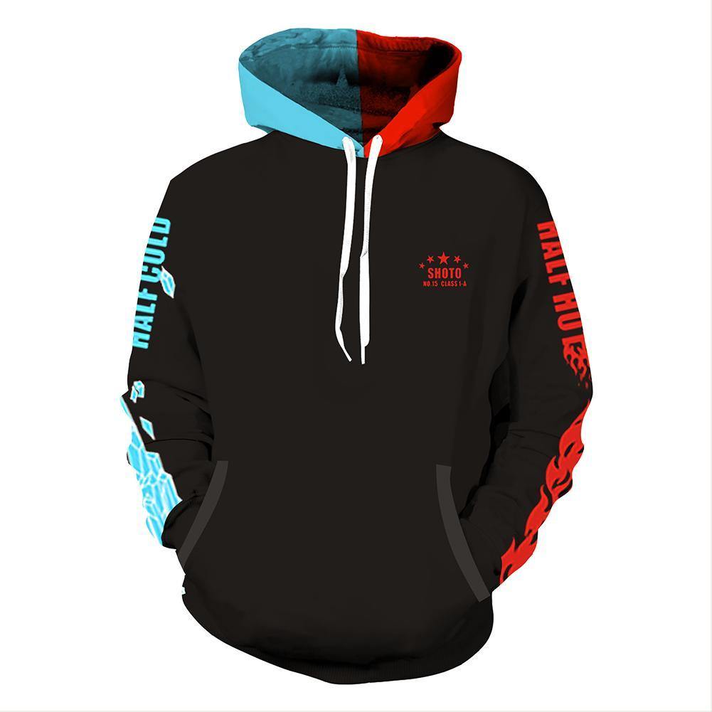 Boku No Hero Academia Mein Hero Academia Hoodie mit Kaputze Pulover Top Langarm für Erwachsene - Karnevalkostüme