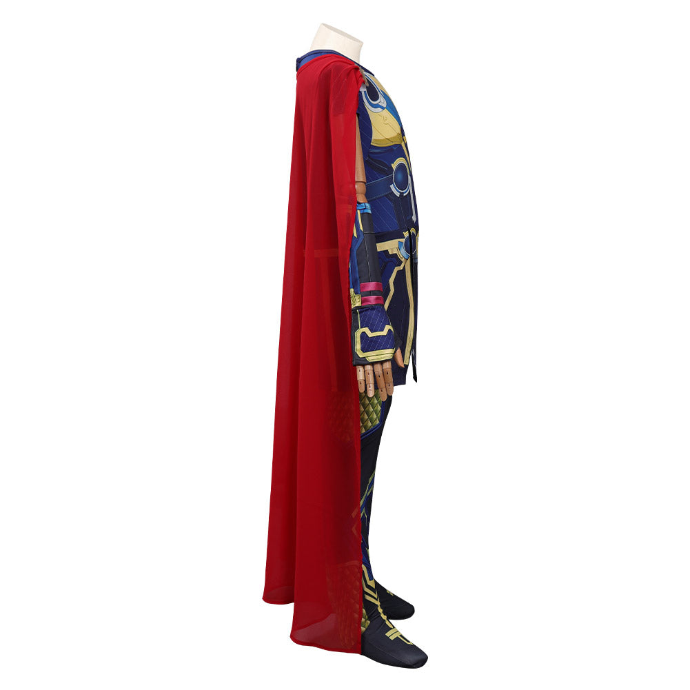 Kinder Jungen Thor: Love and Thunder Thor Jumpsuit Halloween Karneval Kostüm