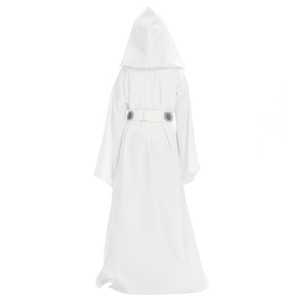 Kinder Mädchen  Prinzessin Leia Cosplay Kostüm