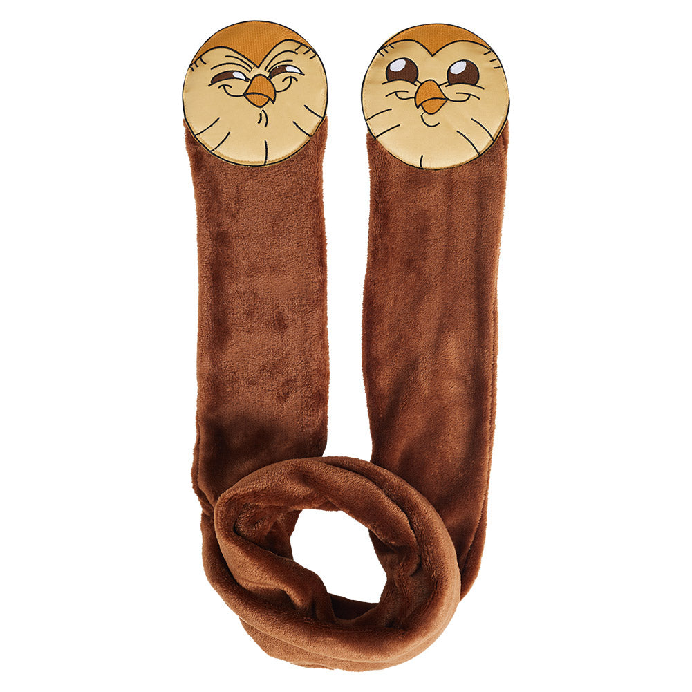 Erwachsene Winter Schal/Abzeichen The Owl House Hooty Schal Halstuch Cosplay Zubehör