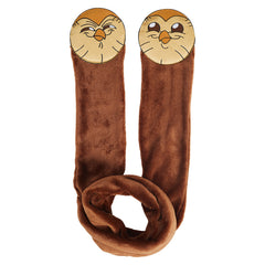 Erwachsene Winter Schal/Abzeichen The Owl House Hooty Schal Halstuch Cosplay Zubehör
