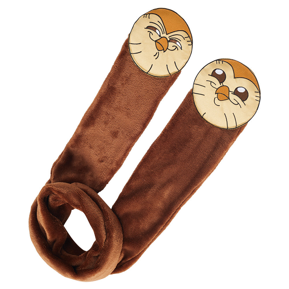 Erwachsene Winter Schal/Abzeichen The Owl House Hooty Schal Halstuch Cosplay Zubehör