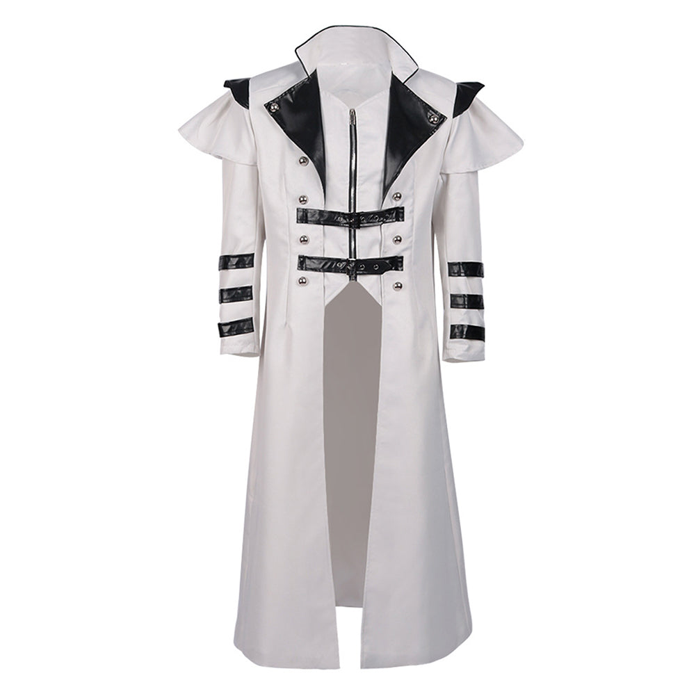 Mittelalterlicher Gothic Punk Mantel Cosplay Kostüm Outfits Halloween Karneval Outfits