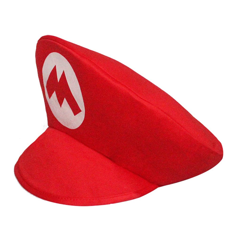 Mario Cosplay Hut Kappe Outfits Halloween Karneval Party Kostüm Zubehör Game