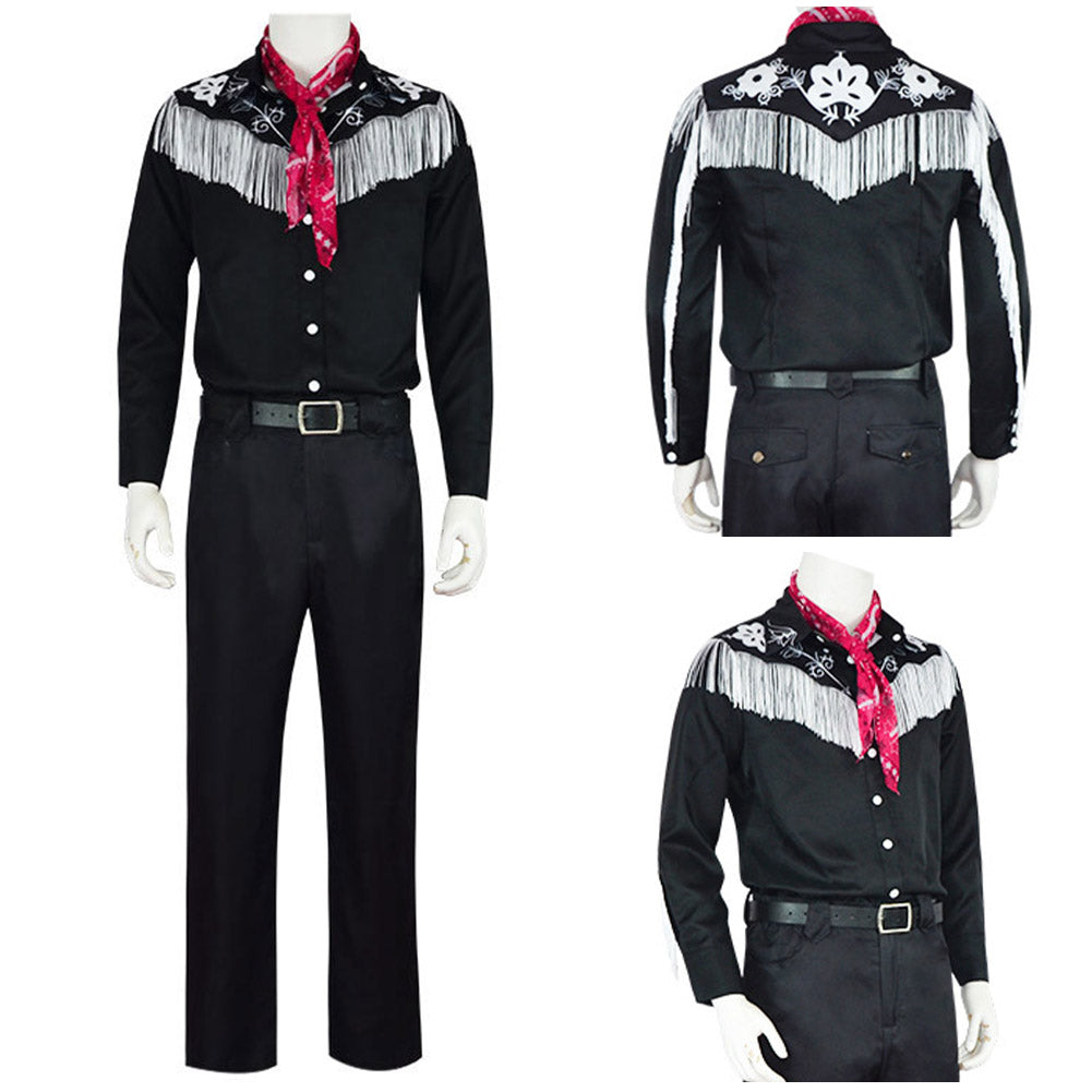 Kinder Cosplay Cowboy Kostüm Outfits Halloween Karneval Party Anzug