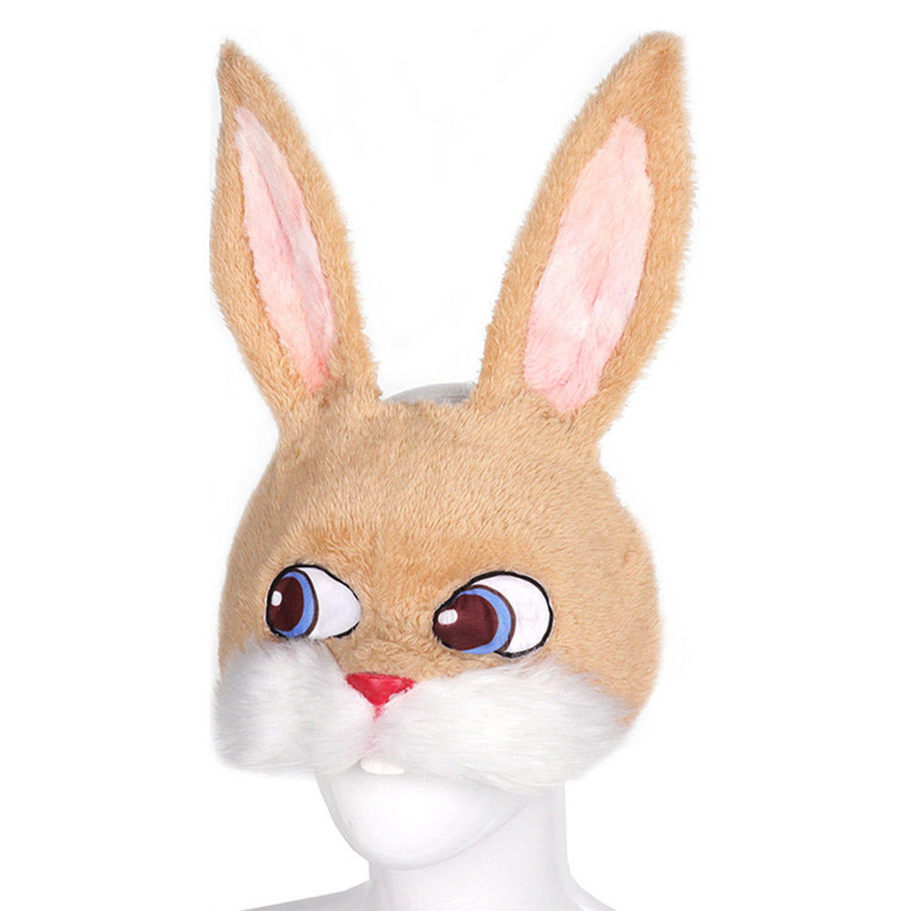 Ostern Hase Maske Cosplay Plüsch Masken Helm Maskerade Halloween Party Kostüm Requisiten