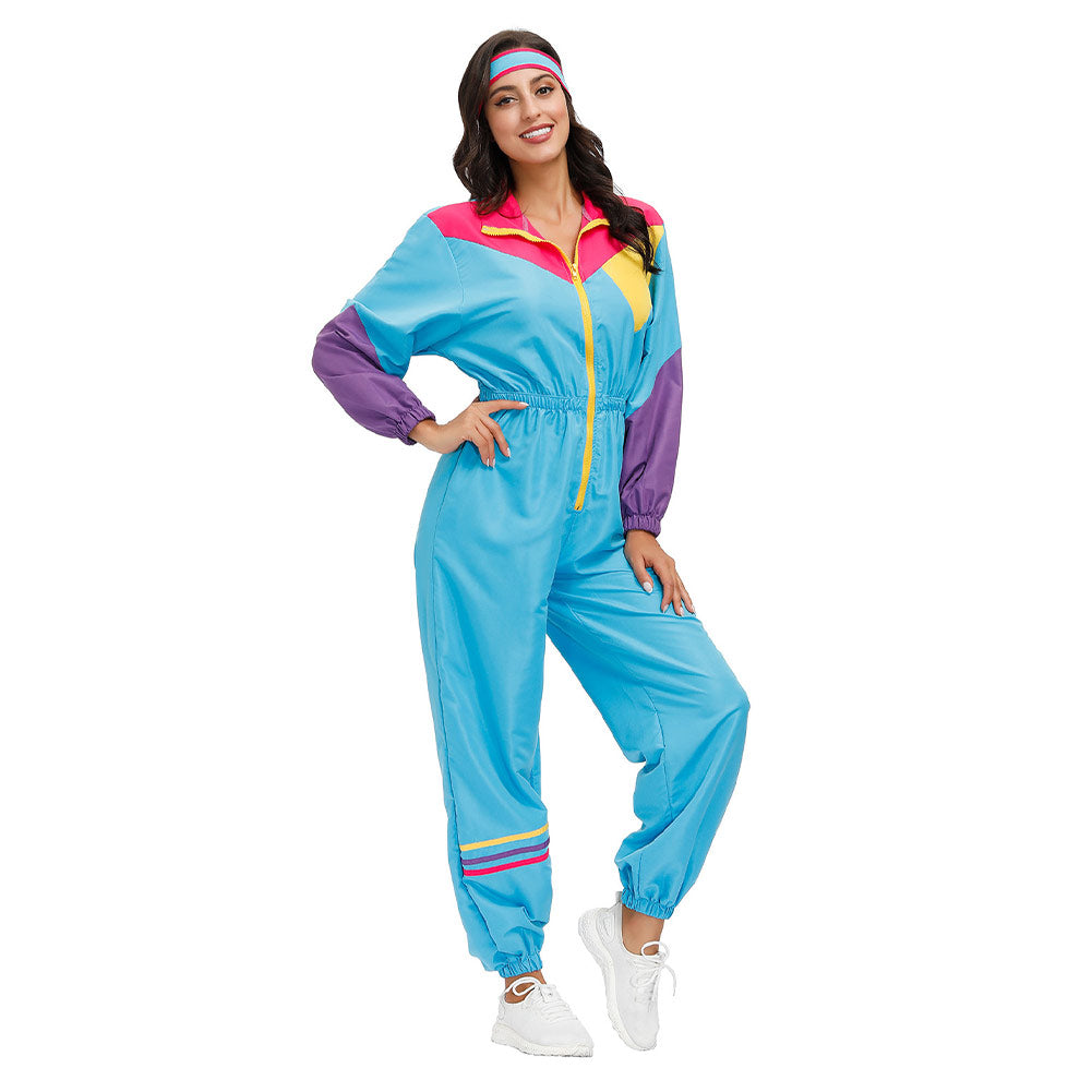 Hippie Kostüme Damen Karneval Halloween Party Vintage Retro 1970er Disco Kleidung Anzug Rock Hippies Cosplay Outfits