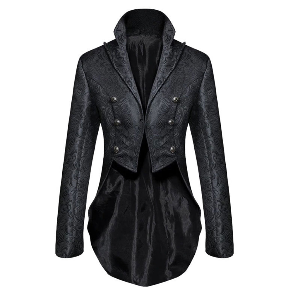 Gothic Victorian Tailcoat Herren Jacket Steampunk Medieval Cosplay Kostüm