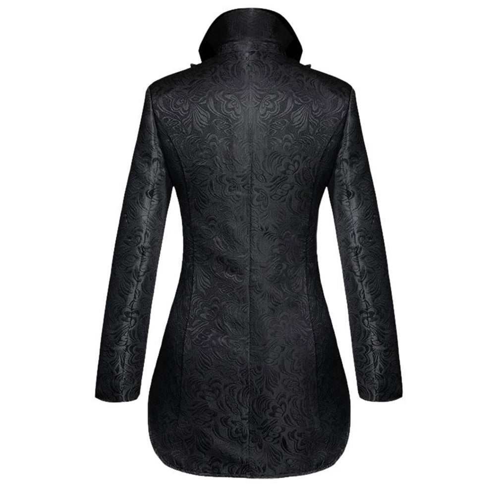 Gothic Victorian Tailcoat Herren Jacket Steampunk Medieval Cosplay Kostüm