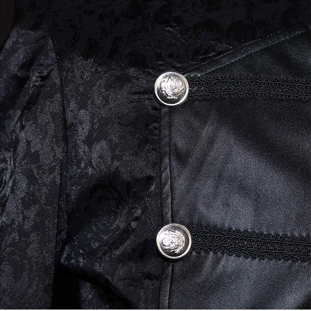 Mittelalterliche Mantel Steampunk Hooded Halloween Jacke Cosplay Kostüme für Herren