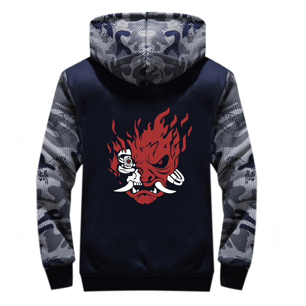 Cyberpunk 2020 Cosplay Hoodie 3D Druck Sweatshirt Erwachsen Unisex Jacke für Alltag Winter Herbst