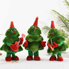 40CM Weihnachtsbaum Plüschtier elektrisches Spielzeug als Geschenk Christmas Party Dekoration