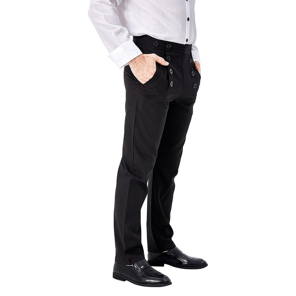 Mittelalter Herren Punk Hose Steampunk Jeans Erwachsene auch für Alltag - Karnevalkostüme